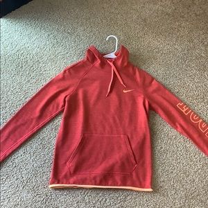Orange Nike hoodie